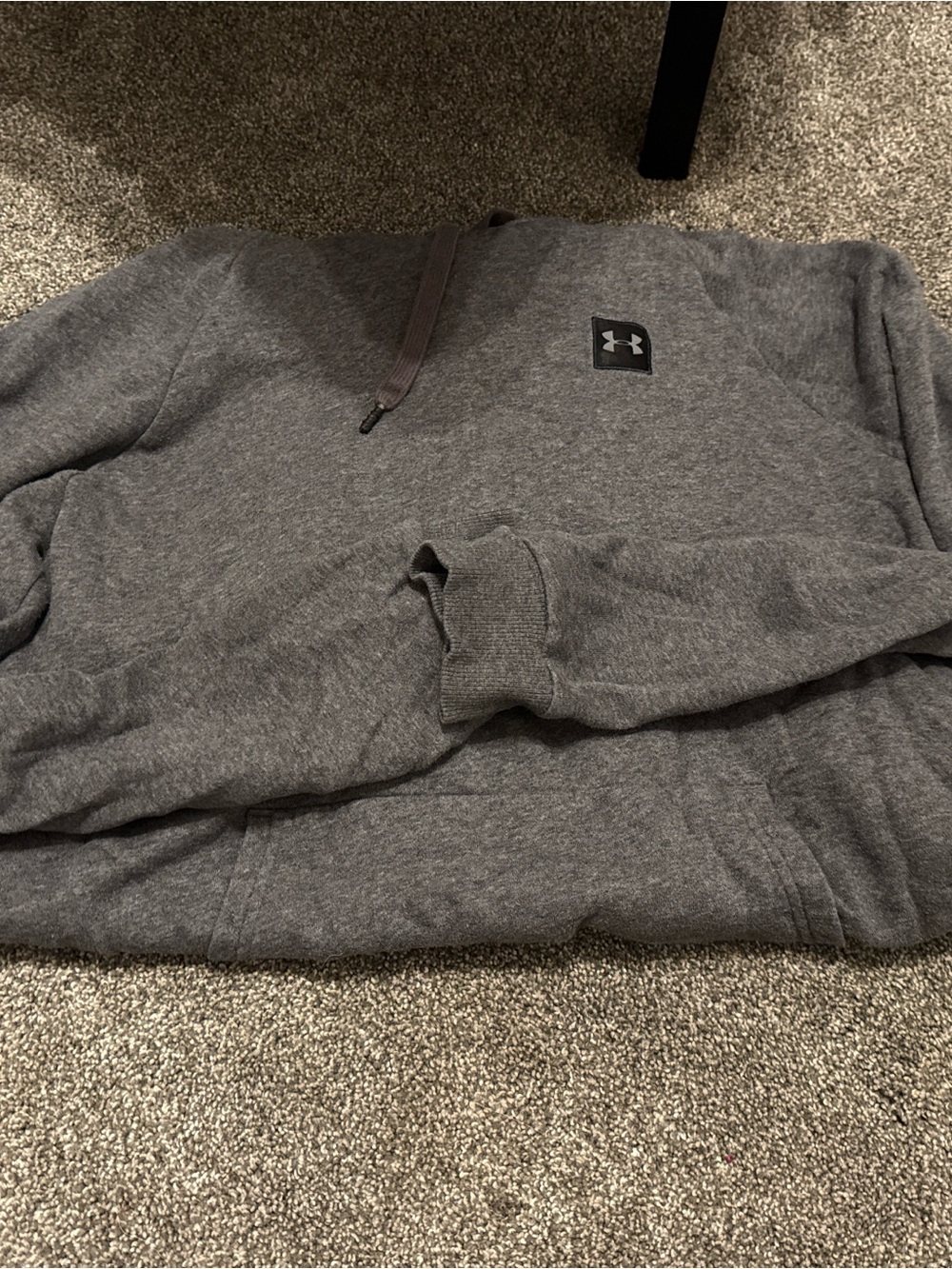 Under Armour Men’s Charcoal Gray Half-Zip Sweatshirt